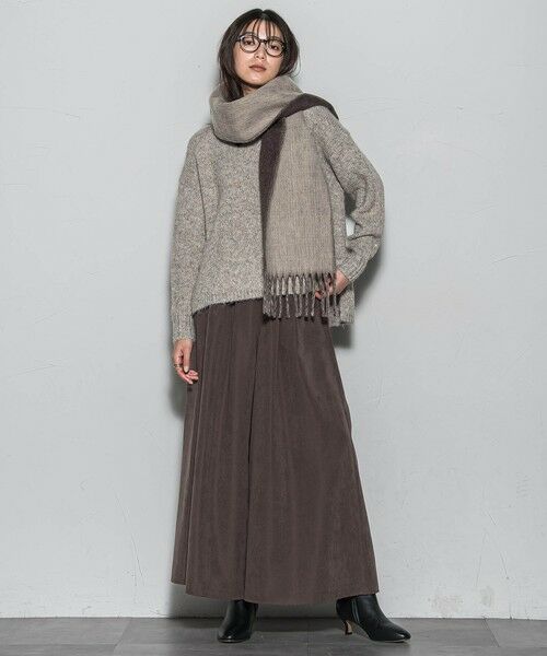 MAYSON GREY / メイソングレイ マフラー・ショール・スヌード・ストール | リバーシブルブークレストール | 詳細13