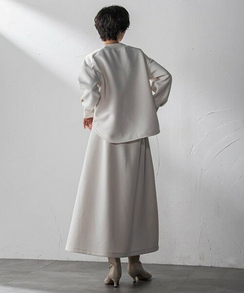 MAYSON GREY / メイソングレイ ロング・マキシ丈ワンピース | 軽量ボンディングスカートセットアップ≪洗濯機で洗える≫ | 詳細7