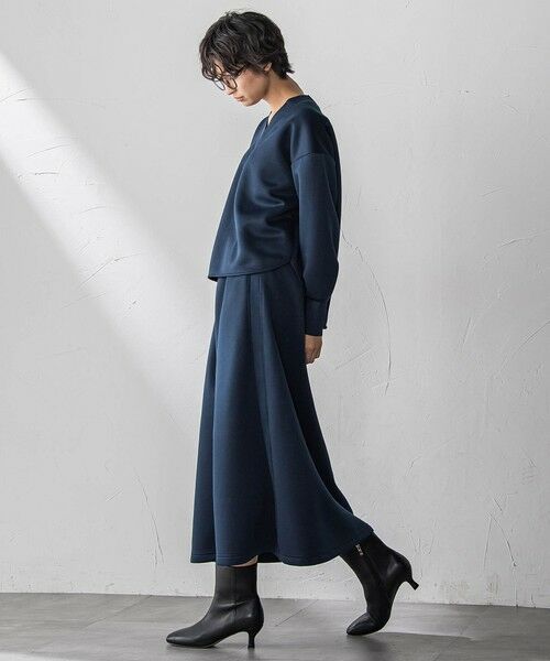 MAYSON GREY / メイソングレイ ロング・マキシ丈ワンピース | 軽量ボンディングスカートセットアップ≪洗濯機で洗える≫ | 詳細13