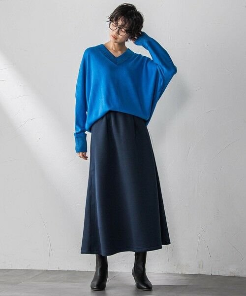 MAYSON GREY / メイソングレイ ロング・マキシ丈ワンピース | 軽量ボンディングスカートセットアップ≪洗濯機で洗える≫ | 詳細16