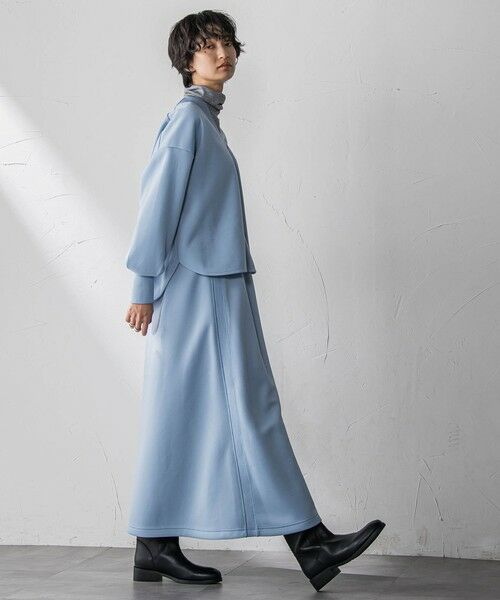 MAYSON GREY / メイソングレイ ロング・マキシ丈ワンピース | 軽量ボンディングスカートセットアップ≪洗濯機で洗える≫ | 詳細23