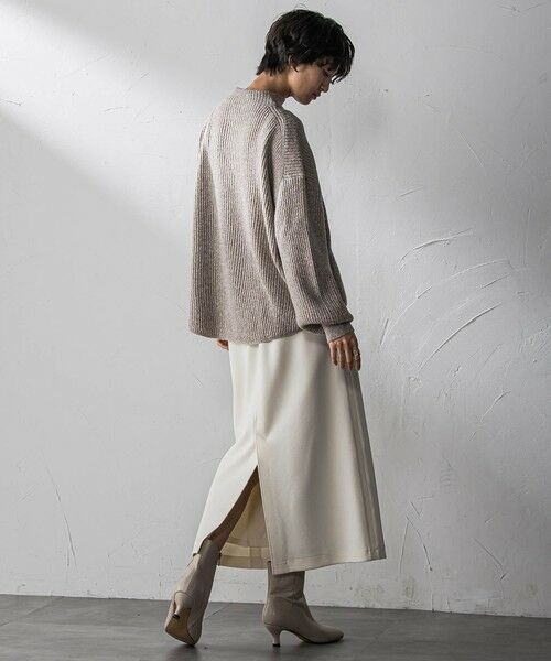 MAYSON GREY / メイソングレイ ロング・マキシ丈ワンピース | 軽量ボンディング3ピーススカートセットアップ≪洗濯機で洗える≫ | 詳細10