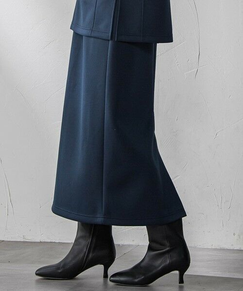 MAYSON GREY / メイソングレイ ロング・マキシ丈ワンピース | 軽量ボンディング3ピーススカートセットアップ≪洗濯機で洗える≫ | 詳細15