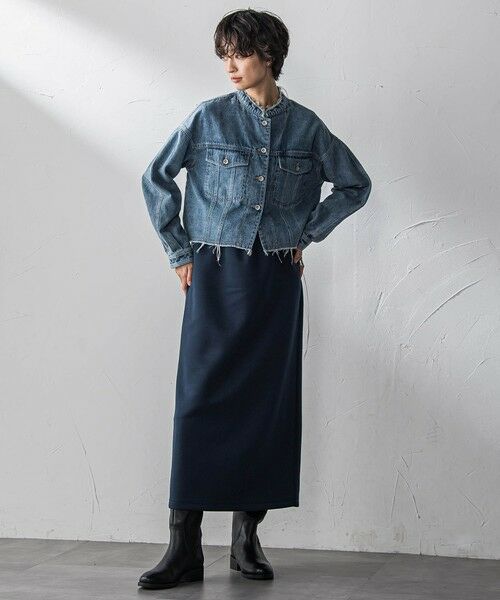 MAYSON GREY / メイソングレイ ロング・マキシ丈ワンピース | 軽量ボンディング3ピーススカートセットアップ≪洗濯機で洗える≫ | 詳細21