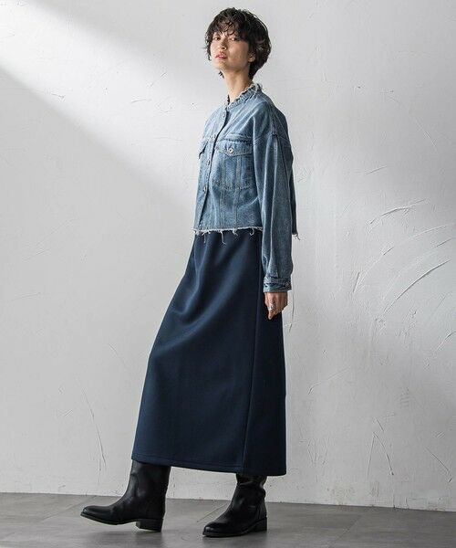 MAYSON GREY / メイソングレイ ロング・マキシ丈ワンピース | 軽量ボンディング3ピーススカートセットアップ≪洗濯機で洗える≫ | 詳細22