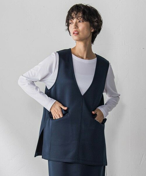 MAYSON GREY / メイソングレイ ロング・マキシ丈ワンピース | 軽量ボンディング3ピーススカートセットアップ≪洗濯機で洗える≫ | 詳細11