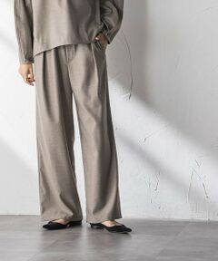 MAYSON GREY / メイソングレイ その他パンツ | 【叶えるSET UP】起毛イージーワイドパンツ≪手洗い可能≫