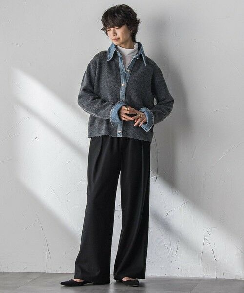 MAYSON GREY / メイソングレイ その他パンツ | 【叶えるSET UP】起毛イージーワイドパンツ≪手洗い可能≫ | 詳細4