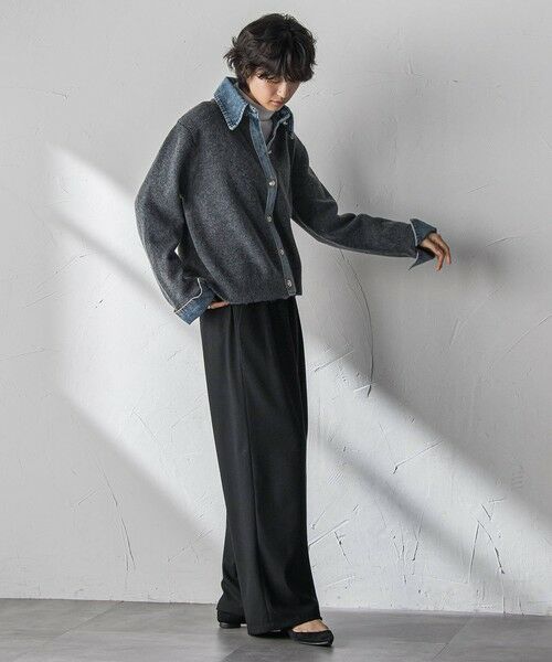 MAYSON GREY / メイソングレイ その他パンツ | 【叶えるSET UP】起毛イージーワイドパンツ≪手洗い可能≫ | 詳細5