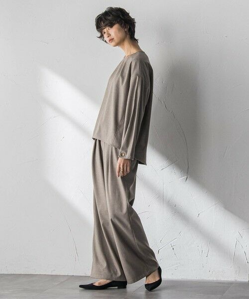 MAYSON GREY / メイソングレイ その他パンツ | 【叶えるSET UP】起毛イージーワイドパンツ≪手洗い可能≫ | 詳細13