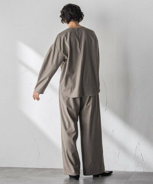 MAYSON GREY / メイソングレイ その他パンツ | 【叶えるSET UP】起毛イージーワイドパンツ≪手洗い可能≫ | 詳細14