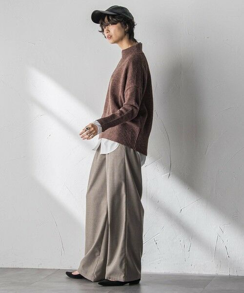 MAYSON GREY / メイソングレイ その他パンツ | 【叶えるSET UP】起毛イージーワイドパンツ≪手洗い可能≫ | 詳細17