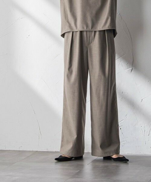 MAYSON GREY / メイソングレイ その他パンツ | 【叶えるSET UP】起毛イージーワイドパンツ≪手洗い可能≫ | 詳細9