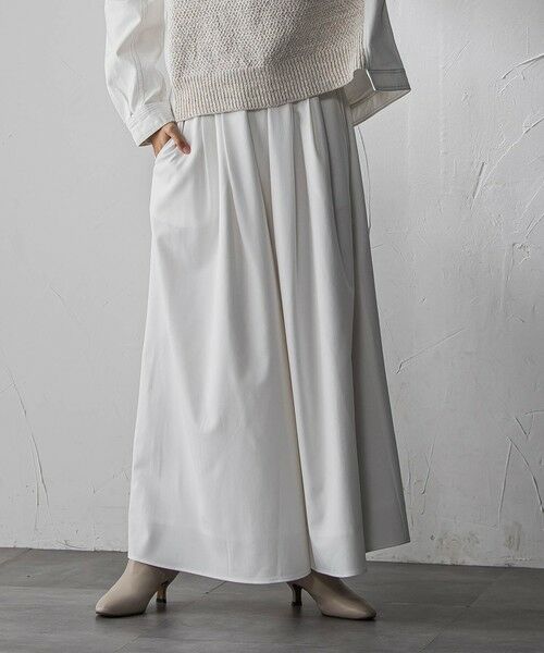 MAYSON GREY / メイソングレイ その他パンツ | シャンブレーイージーキュロットパンツ≪手洗い可能≫ | 詳細3