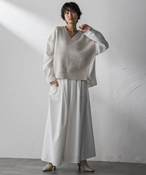 MAYSON GREY / メイソングレイ その他パンツ | シャンブレーイージーキュロットパンツ≪手洗い可能≫ | 詳細6