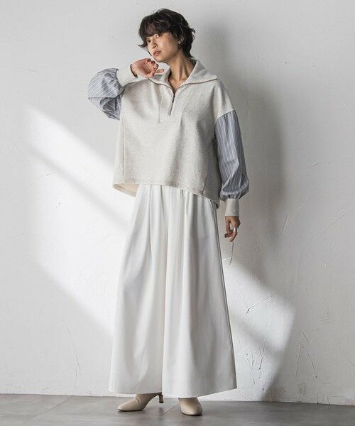 MAYSON GREY / メイソングレイ その他パンツ | シャンブレーイージーキュロットパンツ≪手洗い可能≫ | 詳細9