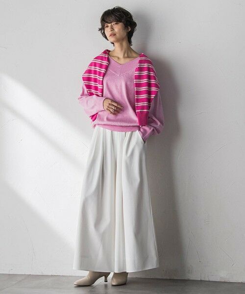 MAYSON GREY / メイソングレイ その他パンツ | シャンブレーイージーキュロットパンツ≪手洗い可能≫ | 詳細11