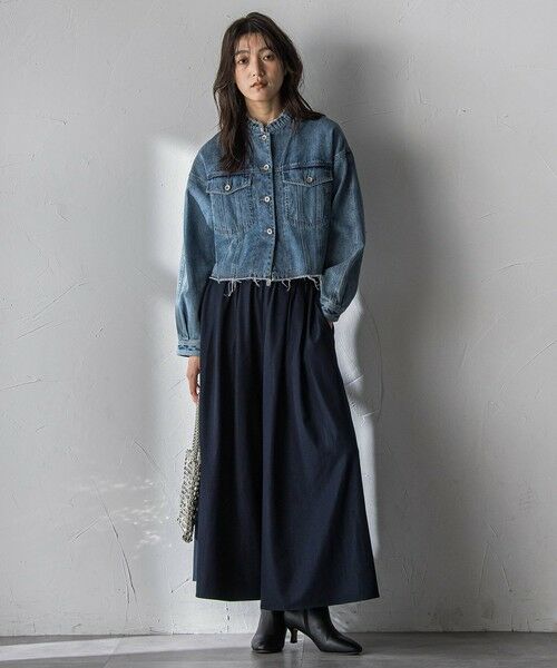 MAYSON GREY / メイソングレイ その他パンツ | シャンブレーイージーキュロットパンツ≪手洗い可能≫ | 詳細15