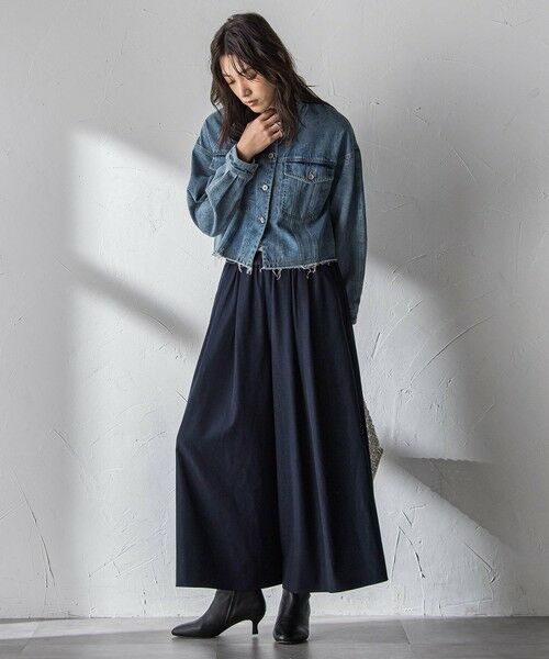 MAYSON GREY / メイソングレイ その他パンツ | シャンブレーイージーキュロットパンツ≪手洗い可能≫ | 詳細16