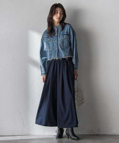 MAYSON GREY / メイソングレイ その他パンツ | シャンブレーイージーキュロットパンツ≪手洗い可能≫ | 詳細17