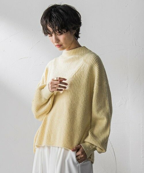 MAYSON GREY / メイソングレイ ニット・セーター | ラメリブボトルネックニット≪手洗い可能≫ | 詳細1