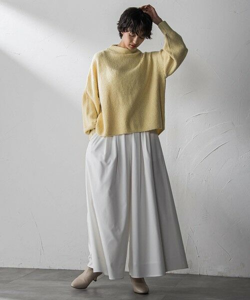 MAYSON GREY / メイソングレイ ニット・セーター | ラメリブボトルネックニット≪手洗い可能≫ | 詳細3