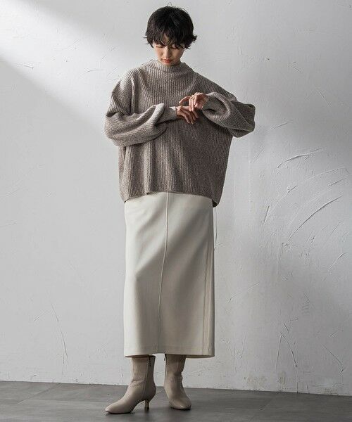 MAYSON GREY / メイソングレイ ニット・セーター | ラメリブボトルネックニット≪手洗い可能≫ | 詳細9
