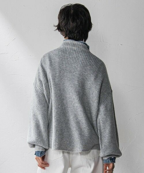 MAYSON GREY / メイソングレイ ニット・セーター | ラメリブボトルネックニット≪手洗い可能≫ | 詳細13