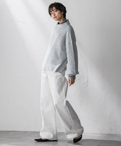 MAYSON GREY / メイソングレイ ニット・セーター | ラメリブボトルネックニット≪手洗い可能≫ | 詳細14
