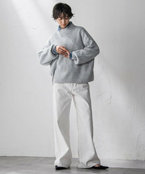 MAYSON GREY / メイソングレイ ニット・セーター | ラメリブボトルネックニット≪手洗い可能≫ | 詳細16