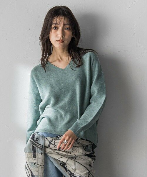 MAYSON GREY / メイソングレイ ニット・セーター | Vネックラメガーターニットプルオーバー≪手洗い可能≫ | 詳細10