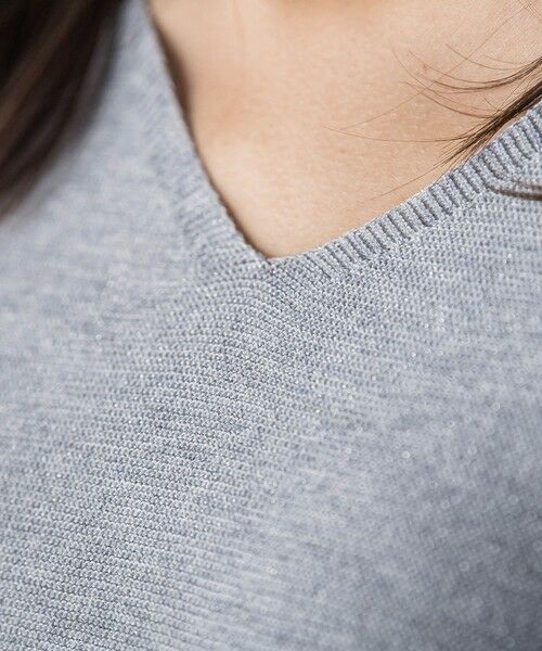MAYSON GREY / メイソングレイ ニット・セーター | Vネックラメガーターニットプルオーバー≪手洗い可能≫ | 詳細29