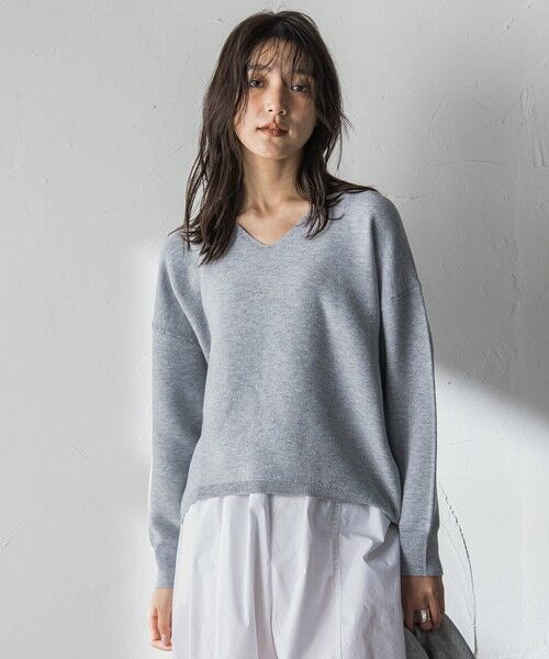 MAYSON GREY / メイソングレイ ニット・セーター | Vネックラメガーターニットプルオーバー≪手洗い可能≫ | 詳細23