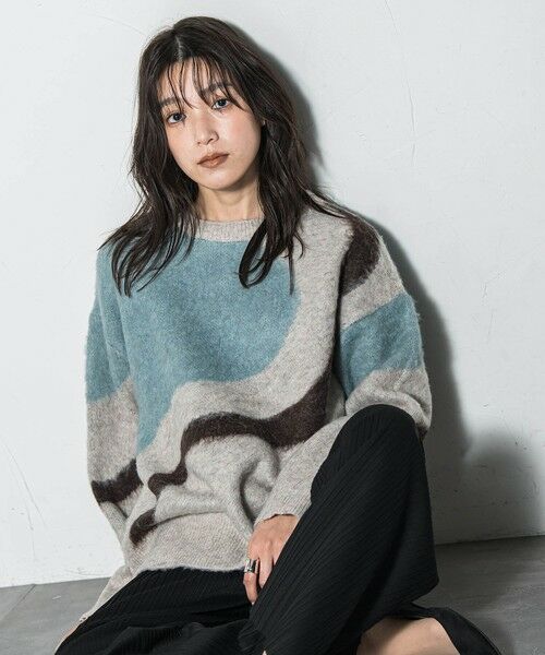 MAYSON GREY / メイソングレイ ニット・セーター | 【WEB限定】マーブルニット≪手洗い可能≫ | 詳細1