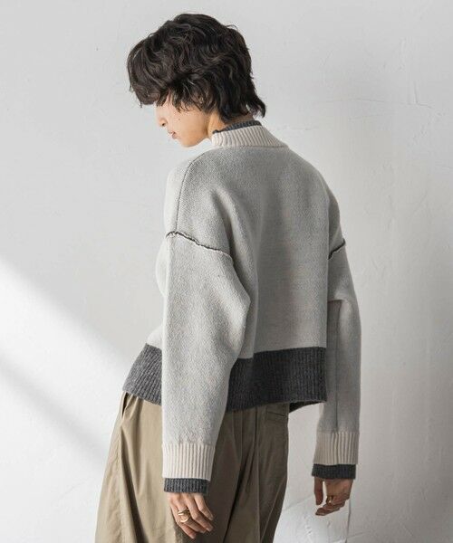 MAYSON GREY / メイソングレイ ニット・セーター | 【WEB限定】ハイネック配色ニット≪手洗い可能≫ | 詳細3