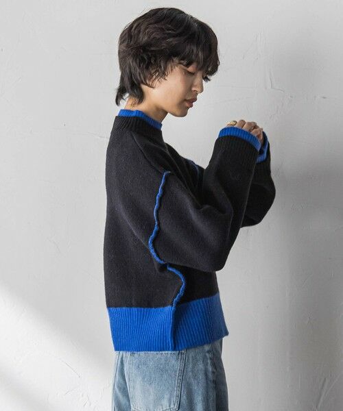 MAYSON GREY / メイソングレイ ニット・セーター | 【WEB限定】ハイネック配色ニット≪手洗い可能≫ | 詳細11