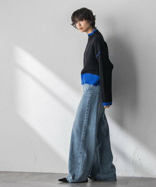 MAYSON GREY / メイソングレイ ニット・セーター | 【WEB限定】ハイネック配色ニット≪手洗い可能≫ | 詳細13