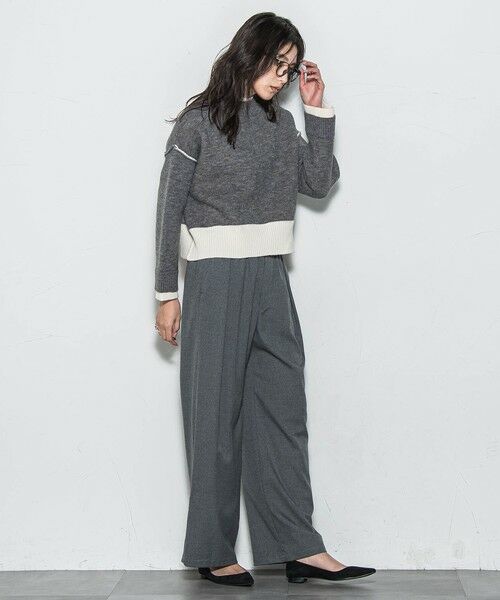 MAYSON GREY / メイソングレイ ニット・セーター | 【WEB限定】ハイネック配色ニット≪手洗い可能≫ | 詳細27