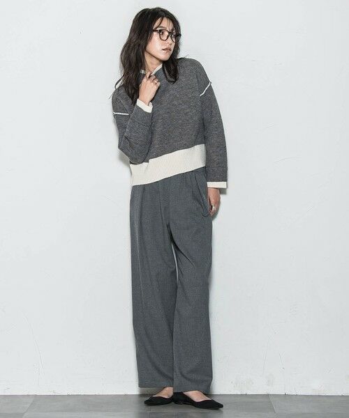 MAYSON GREY / メイソングレイ ニット・セーター | 【WEB限定】ハイネック配色ニット≪手洗い可能≫ | 詳細29