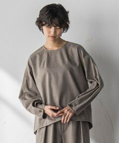 MAYSON GREY / メイソングレイ シャツ・ブラウス | 【叶えるSET UP】起毛フォルムスリーブブラウス≪手洗い可能≫