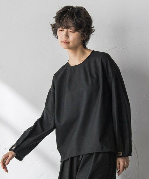 MAYSON GREY / メイソングレイ シャツ・ブラウス | 【叶えるSET UP】起毛フォルムスリーブブラウス≪手洗い可能≫ | 詳細1