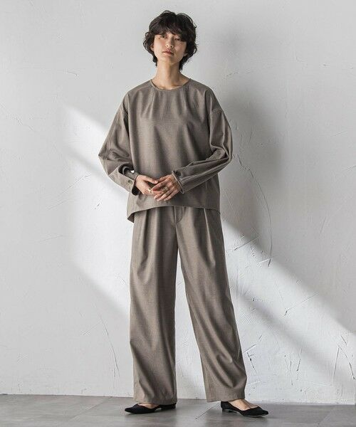 MAYSON GREY / メイソングレイ シャツ・ブラウス | 【叶えるSET UP】起毛フォルムスリーブブラウス≪手洗い可能≫ | 詳細10