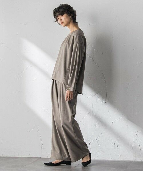 MAYSON GREY / メイソングレイ シャツ・ブラウス | 【叶えるSET UP】起毛フォルムスリーブブラウス≪手洗い可能≫ | 詳細11