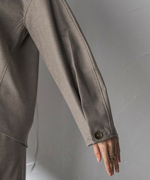 MAYSON GREY / メイソングレイ シャツ・ブラウス | 【叶えるSET UP】起毛フォルムスリーブブラウス≪手洗い可能≫ | 詳細15