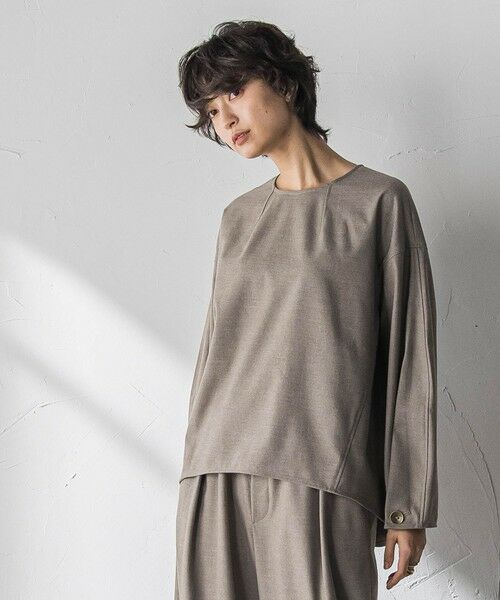 MAYSON GREY / メイソングレイ シャツ・ブラウス | 【叶えるSET UP】起毛フォルムスリーブブラウス≪手洗い可能≫ | 詳細8