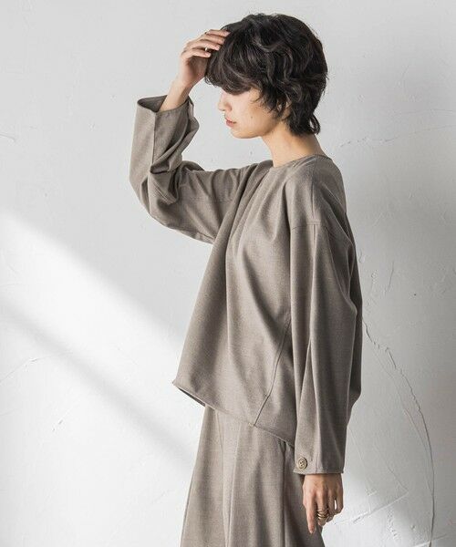 MAYSON GREY / メイソングレイ シャツ・ブラウス | 【叶えるSET UP】起毛フォルムスリーブブラウス≪手洗い可能≫ | 詳細9