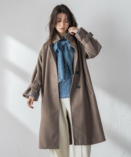 MAYSON GREY / メイソングレイ ダッフルコート | フェイクウールスタンドカラーコート | 詳細2