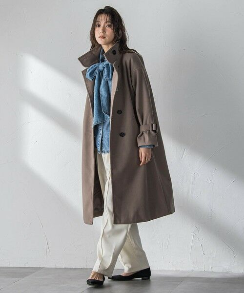 MAYSON GREY / メイソングレイ ダッフルコート | フェイクウールスタンドカラーコート | 詳細4