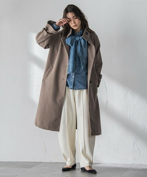 MAYSON GREY / メイソングレイ ダッフルコート | フェイクウールスタンドカラーコート | 詳細5