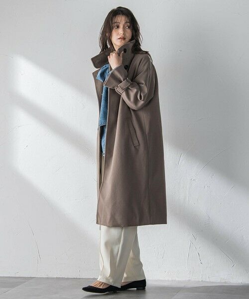 MAYSON GREY / メイソングレイ ダッフルコート | フェイクウールスタンドカラーコート | 詳細7
